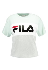 Non sélectionné, light grey melange/bright white/mist green