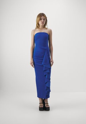 WAL G. POLLY RUFFLE - Džinsa auduma kleita - electric blue