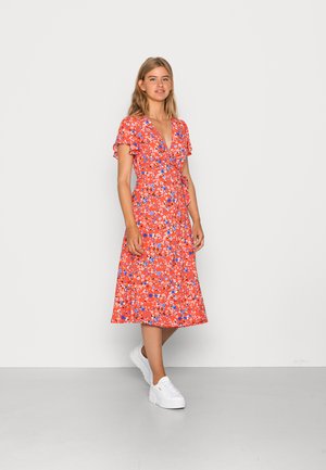 Day dress - red/blue