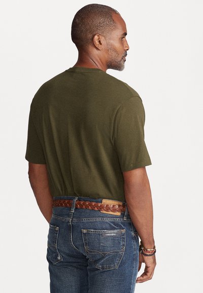 Polo Ralph Lauren Big & Tall JERSEY V-NECK T-SHIRT - Βασικό μπλουζάκι - company olive