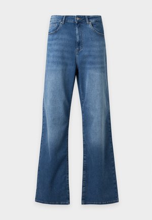 ONLY Carmakoma, CARWILLY - Široké nohavice - medium blue denim