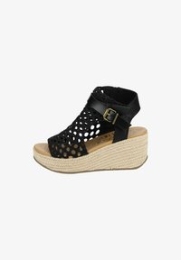 Vybráno, black draped microfiber dyecut