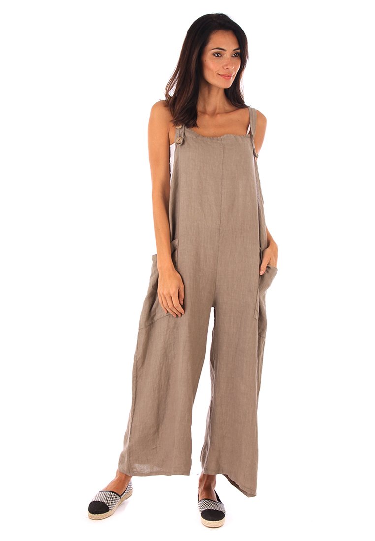 Le Monde du Lin Jumpsuit taupe