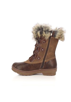 Kimberfeel MI-MOLLET FOURRÉES CAMILLE - Bottes de neige - marron