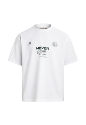 Redefined Rebel, RRBRUNO TEE BOXY FIT - Μπλουζάκι με στάμπα - white never quit