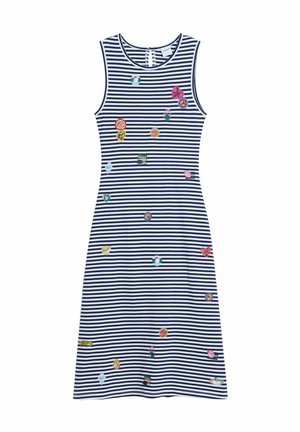 EMBROIDERED CUT-OUT  - Jerseyjurk - blue