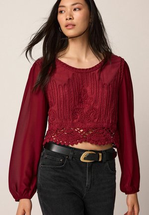 REGULAR FIT - Džemper - berry red