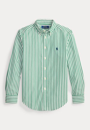 STRIPED COTTON POPLIN SHIRT 8-20Y - Cămașă - cruise green/white