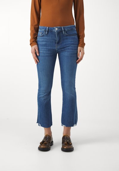 FRAME CROP MINI - Jeans straight leg - blue denim