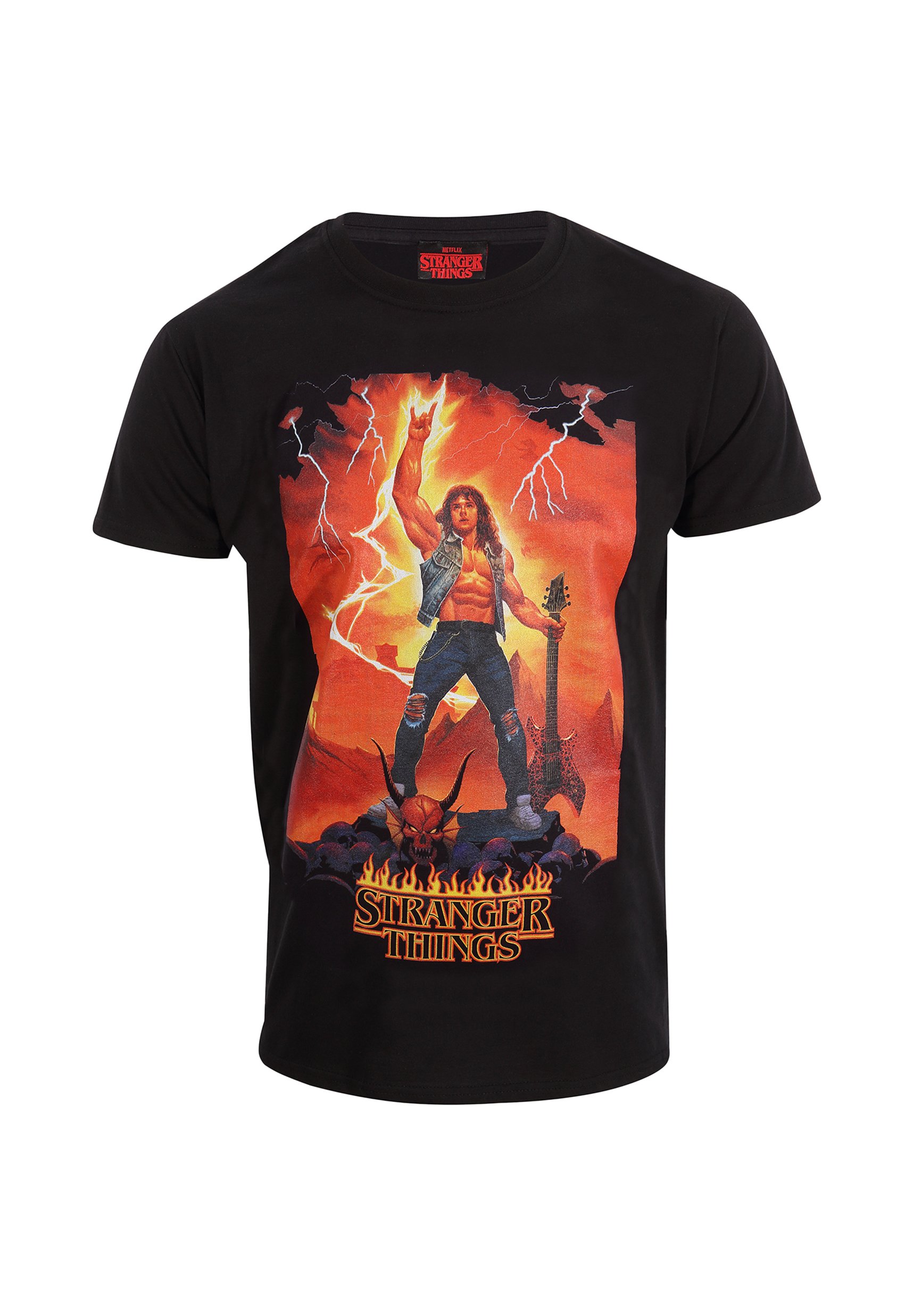 Stranger Things T-Shirt 'Tiger Sep' – Bio-Baumwolle, Unisex, Offiziell Lizenziert