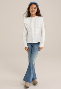 WE Fashion Košilová halenka  - white