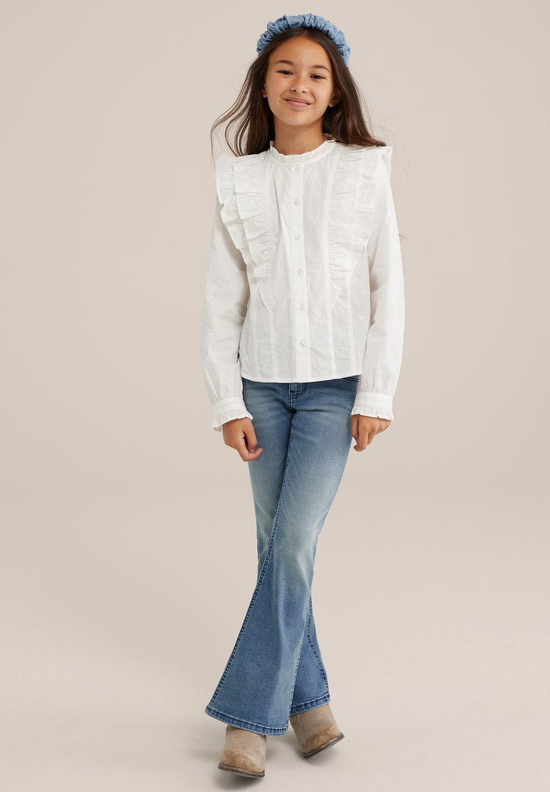 WE Fashion Košilová halenka - white