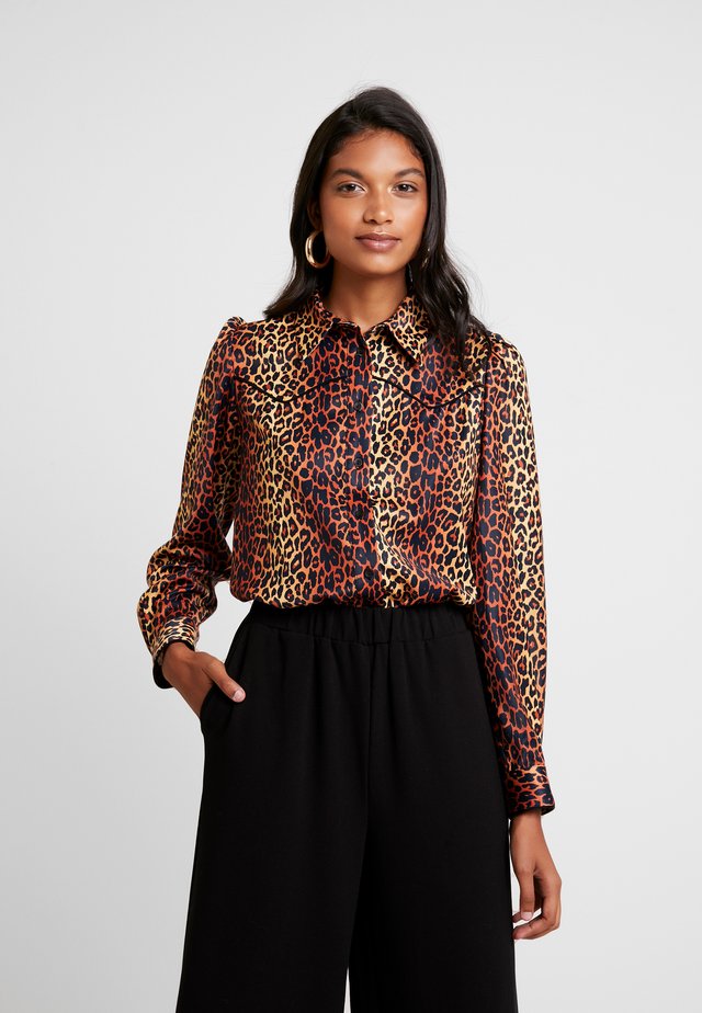 ALEXIS - Camicia - brown/black