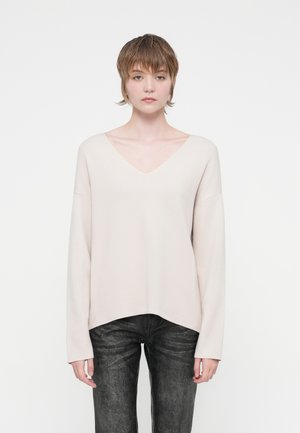 Object OBJREYNARD V-NECK - Pulover - silver gray