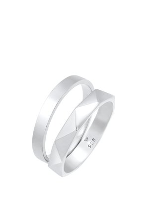 2 PACK BASIC - Ringe - silberfarben