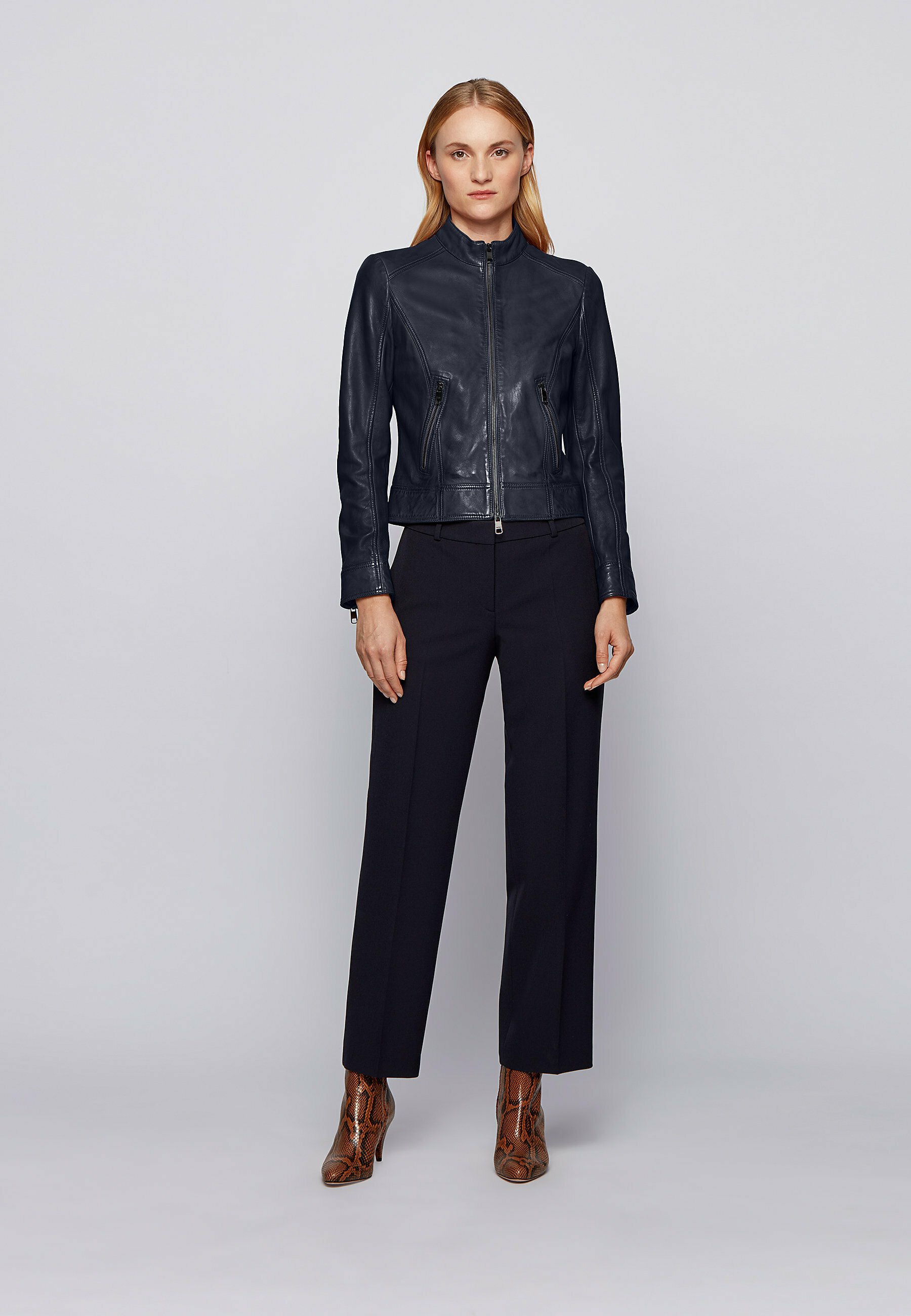 Nappa Leather Boss Lederjacke Sabelia Boss Lederjacke Sabelia