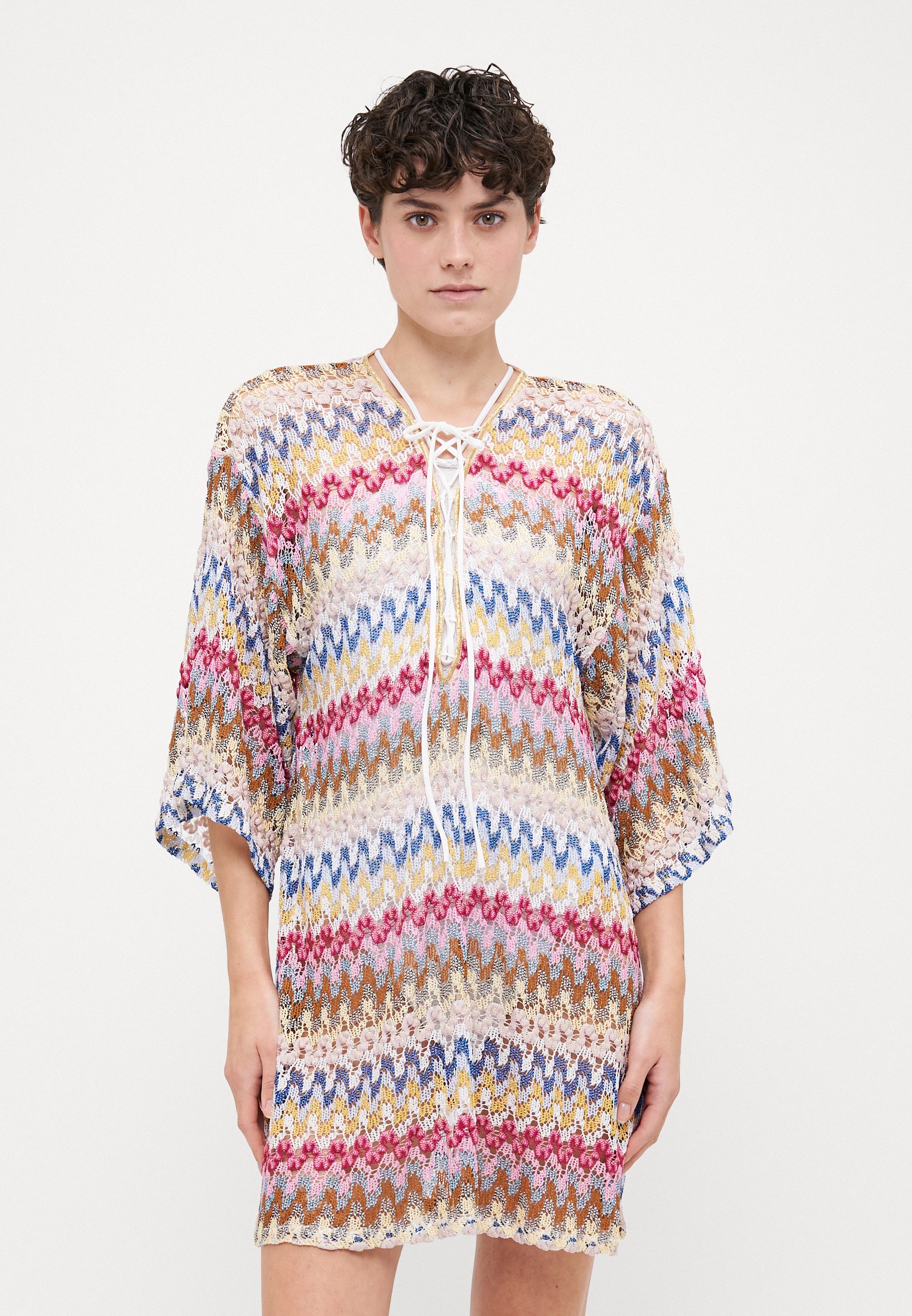 Missoni SHORT COVER UP - Beach accessory - multi/white/multi