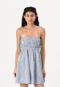Abercrombie & Fitch - BABYDOLL DRESS - Day dress - dark blue Thumbnail Image 1
