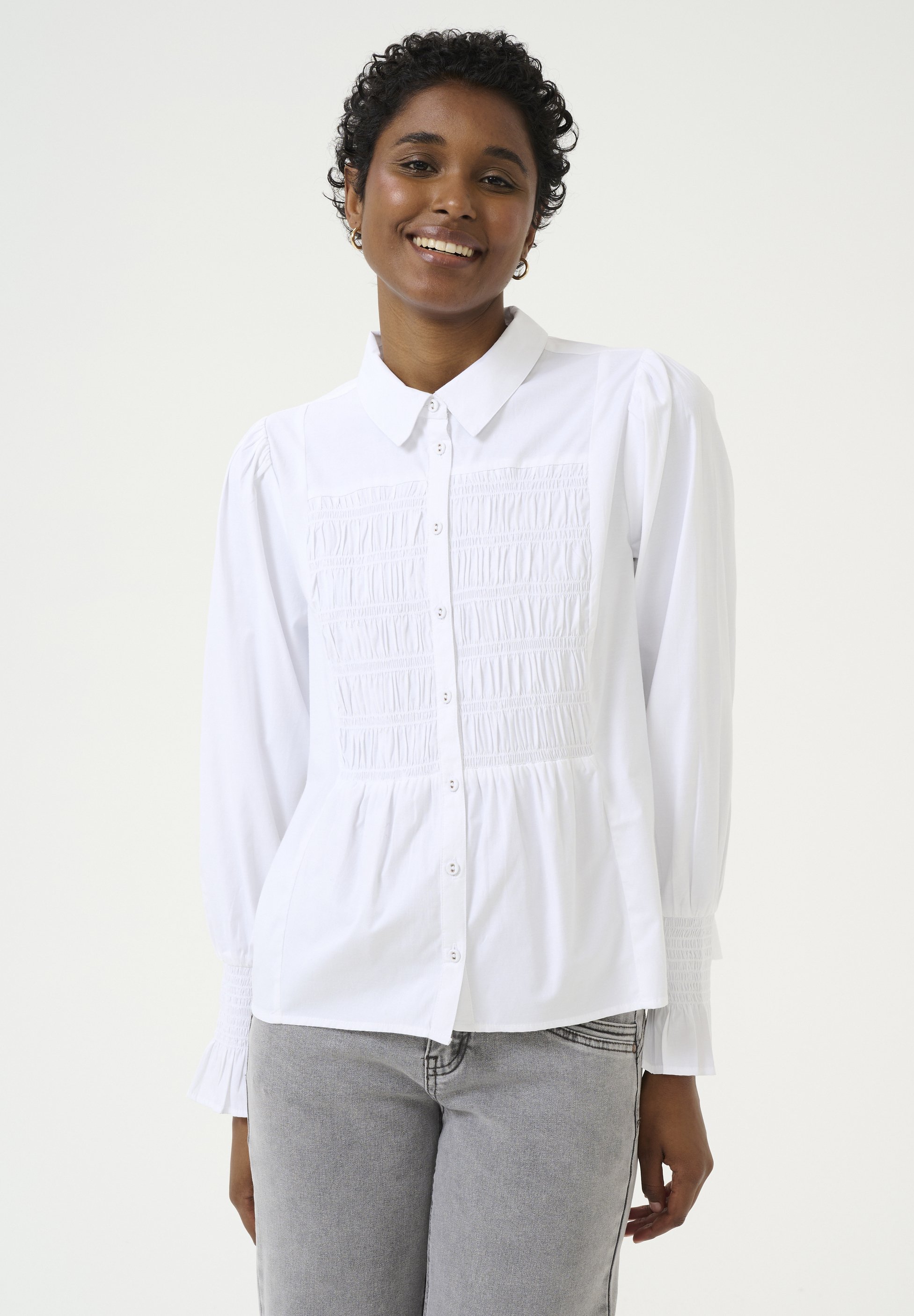 Cream Blusa snow white/blanco