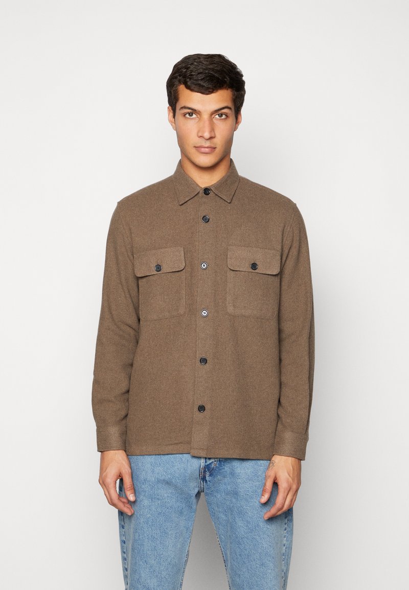 Mads Nørgaard MALTE SOLID Summer jacket beech/brown Zalando.co.uk