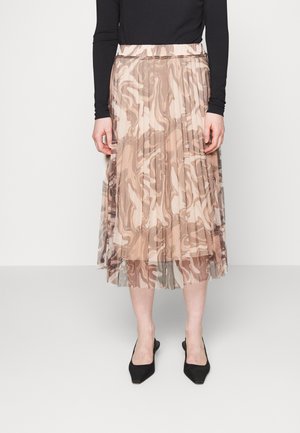 URANA SKIRT - Jupe plissée - beige