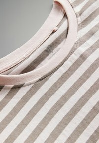 THE SET REGULAR FIT  - Jednoduché tričko - pastel yellow light pink pale blue pink stripe