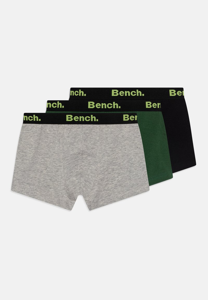 Bench BOXER 3 PACK - Hlačke - grey/green/black