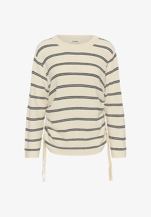 Soaked in Luxury, SLSANJA RUCHING - Pullover - turtledove v navy stripe