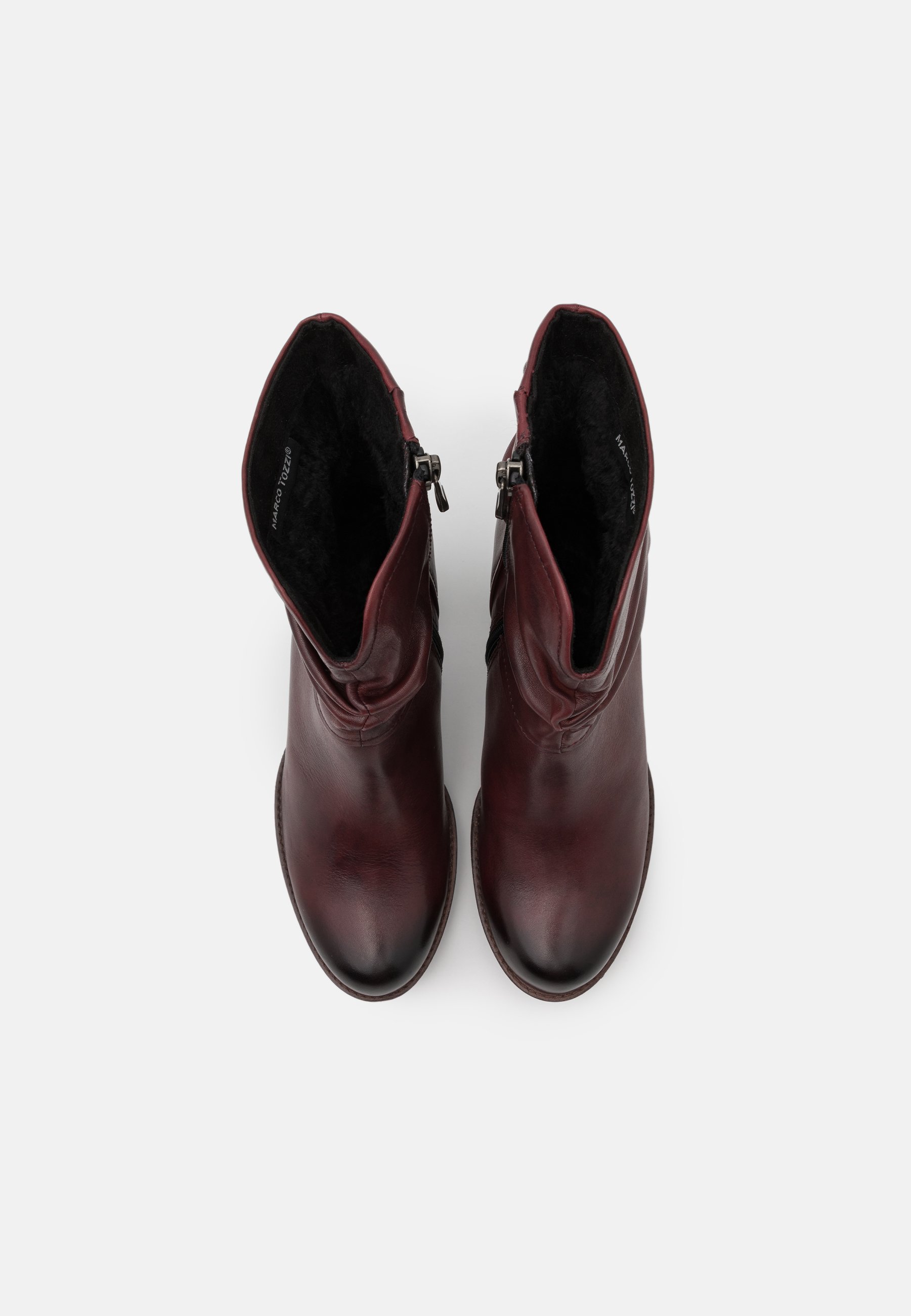 bottines marco tozzi bordeaux