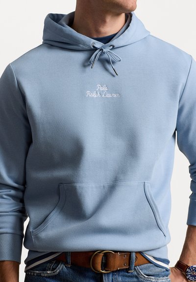 Polo Ralph Lauren LOGO DOUBLE KNIT HOODIE - Džemperis su gobtuvu - vessel blue