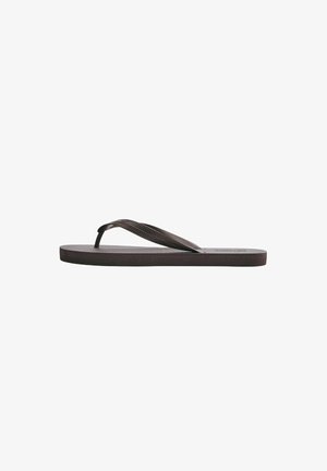 PULL&BEAR, FLAT SANDALS - Teenslippers - brown