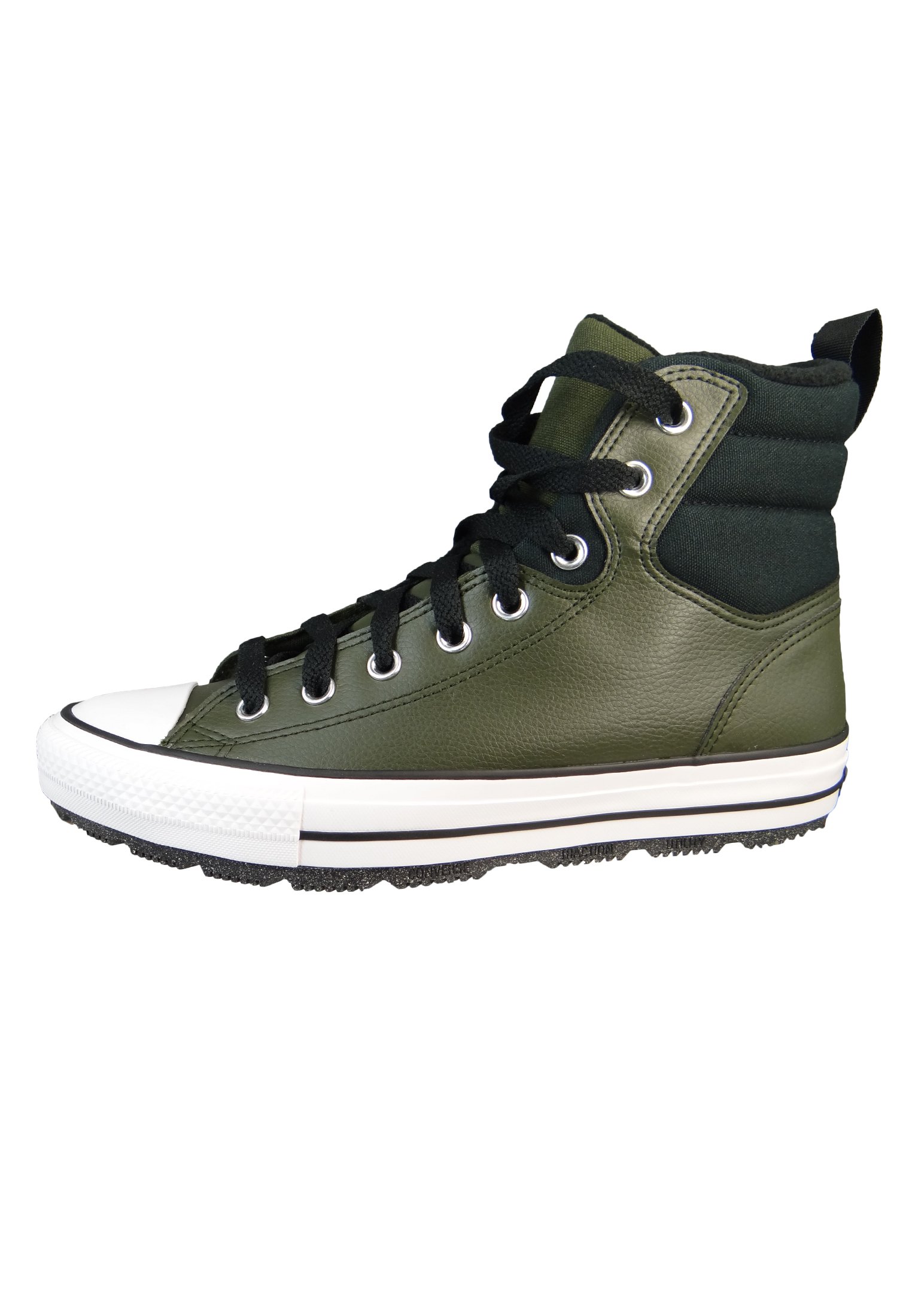 Converse CHUCK TAYLOR AS BERKSHIRE UTILITY - Sneakers hoog - green black  white/donkergroen - Zalando.be