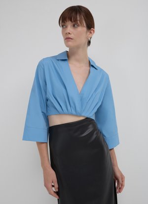 Calliope Bluse - bleu ciel