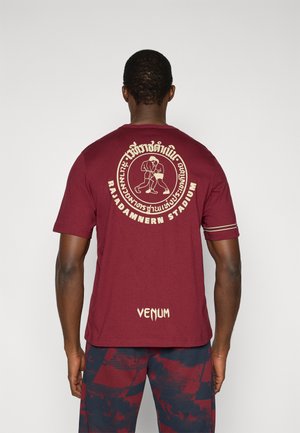 RAJADAMNERN - Tričko s potlačou - burgundy