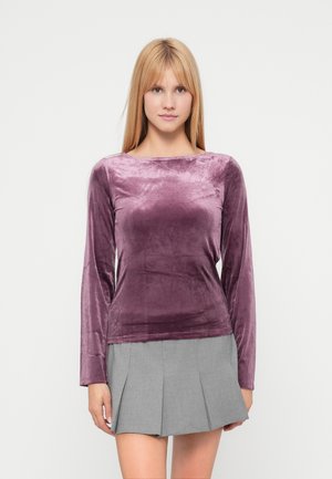 BOATNECK BELL SLEEVE - Bluză cu mânecă lungă - tuscan red