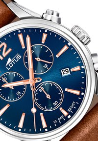 Lotus Montre à aiguilles - silberfarben