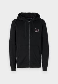 STACK HOODY - Cipzáras pulóver - black