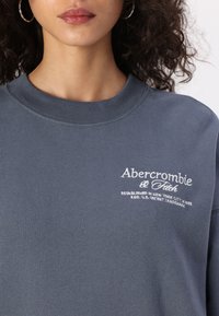 Abercrombie & Fitch Logo Crew Sweatshirt - Ikdienas džemperis - dark grey
