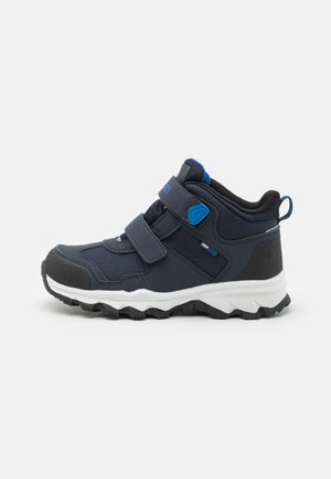 KIDS KJERAG HIKER UNISEX - Hiking shoes - navy/medium blue