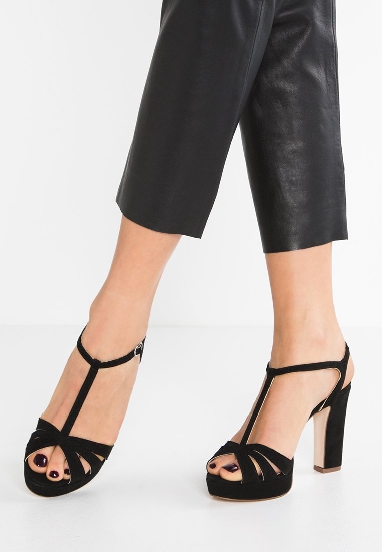 KIOMI Sandály na vysokém podpatku - black