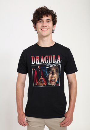 Henry Tiger HORRORLINE DRACULA - T-shirts print - black