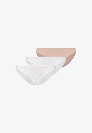 Hanro, HANRO 3 PACK - Slip - weiß beige