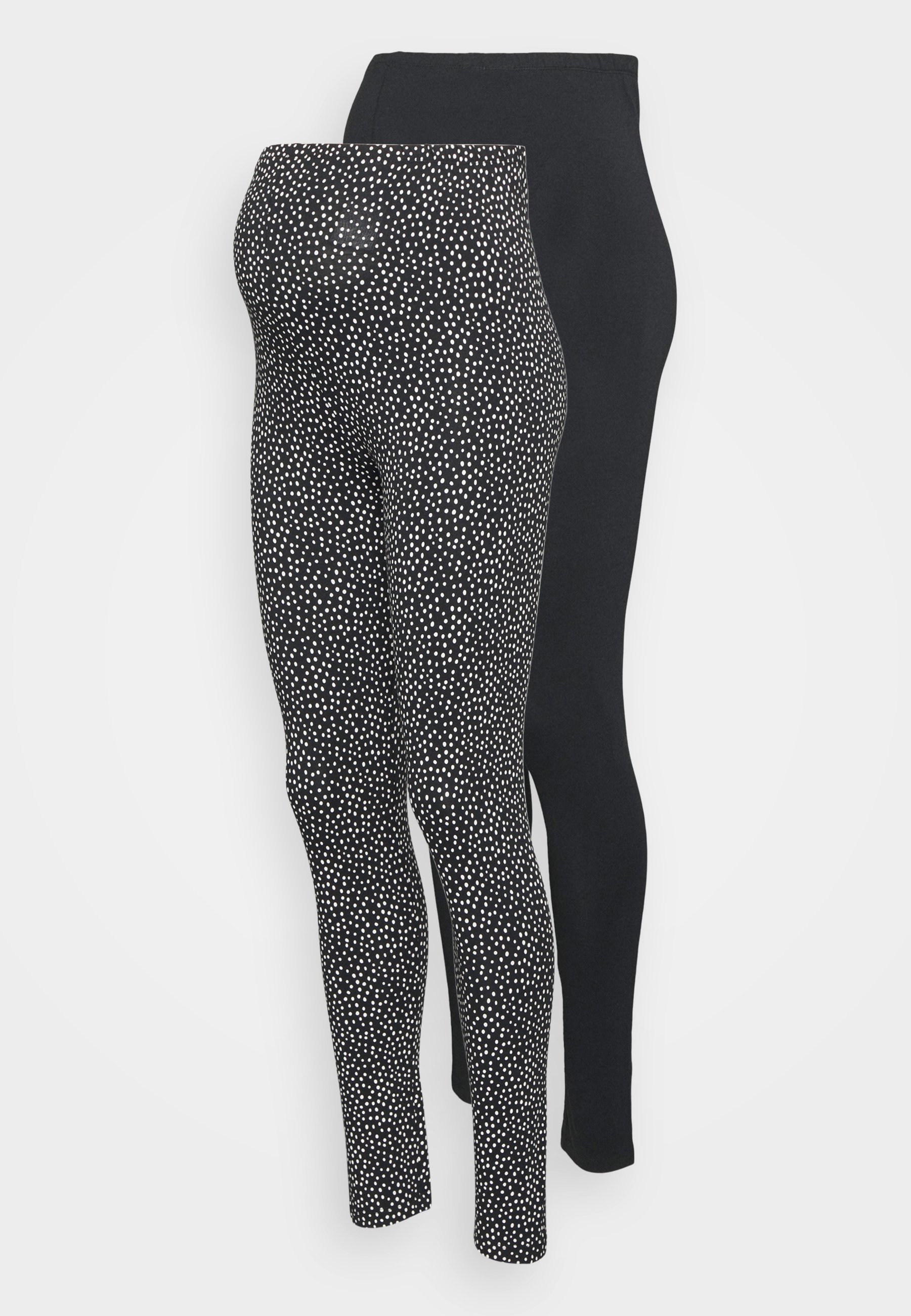 MAMALICIOUS MLTAYLOR 2 PACK - Legging - black/zwart - Zalando.nl