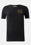 EMBLEM SMALL - T-shirt estampada - black/gold-coloured