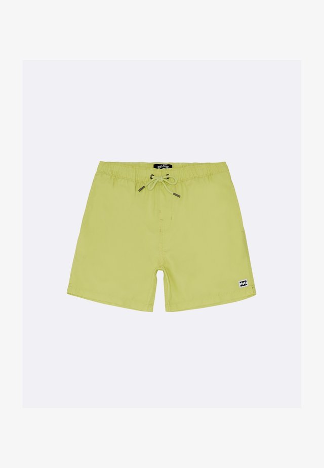 ALL DAY LAYBACKS - Swimming shorts - neon yellow