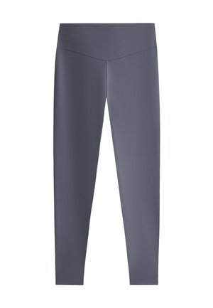 OYSHO, COMFORTLUX HIGH-WAISTED ANKLE-LENGTH LEGGINGS - Leggings - blue- grey