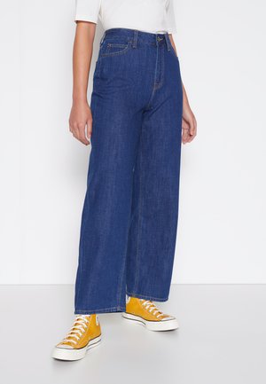 WIDE LEG - Jean boyfriend - rinsed denim
