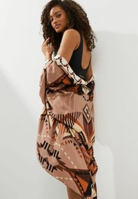 Next SPLICED LONGLINE KIMONO  - Viitta - pink aztec