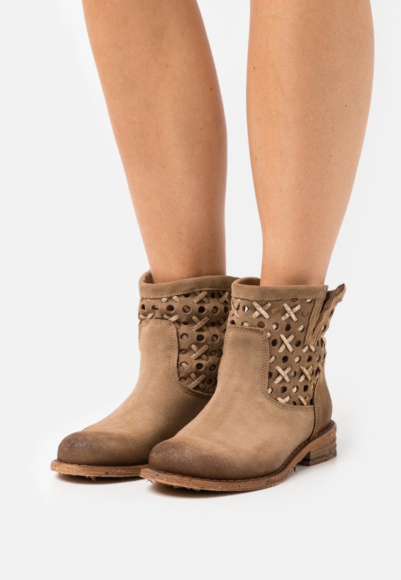 Felmini Bottines de cowboy / motard - brown