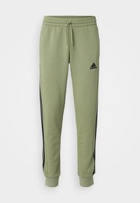 ESSENTIALS TAPERED CUFF 3-STRIPES  - Træningsbukser - tent green